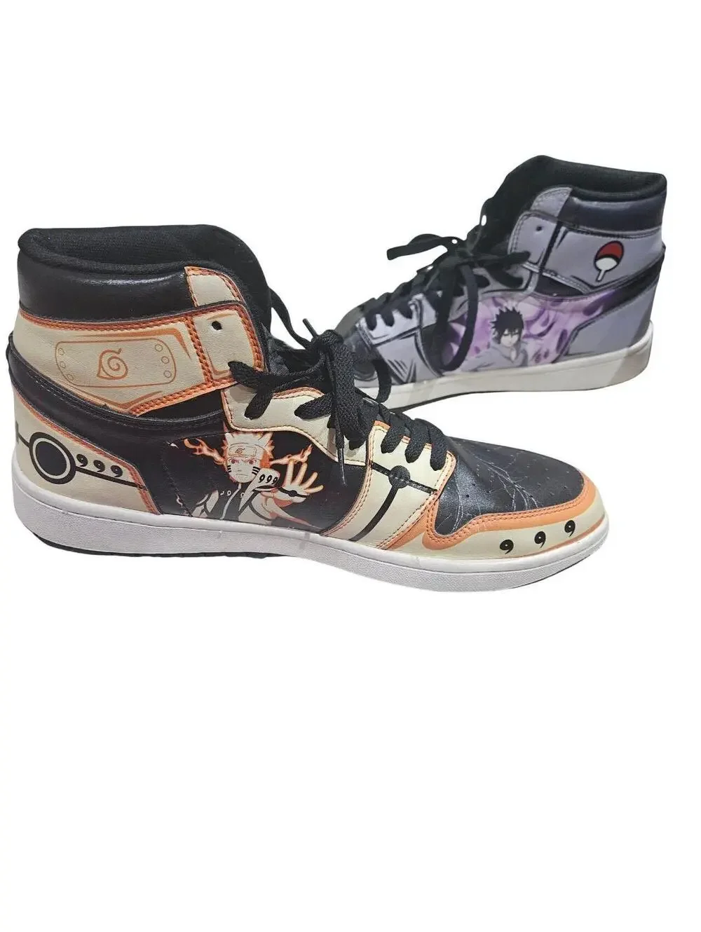 Anime-Themed High-Top Sneakers